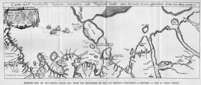 Russian Map of the North Polar Sea