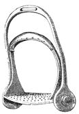 Drawing of a stirrup.