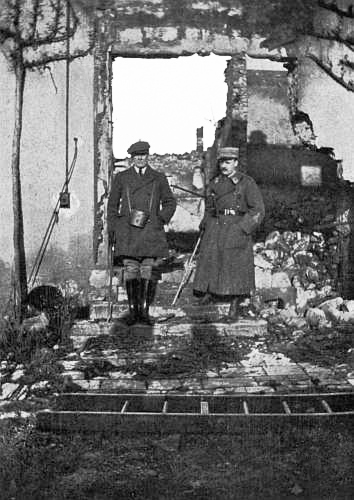 The ruined village of Gerbéviller, destroyed after
their retreat by the Germans.