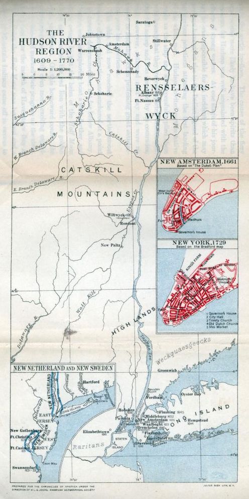 The Hudson River Region, 1609-1770