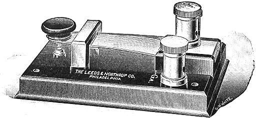 Fig 546Single contact and short circuiting key This key is intended especially for use with