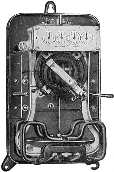 Fig 654Interior view of Thompson watt hour meter type C-6 Capacity 5 to 600