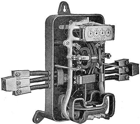 Fig 657Interior view of Thompson watt hour meter type CQ The capacities of this