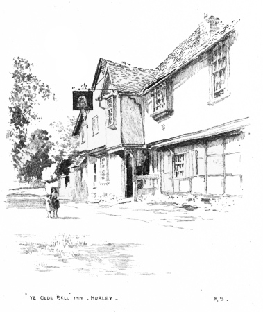 Image unavailable: “YE OLDE BELL” INN. HURLEY.